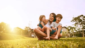family-on-grass